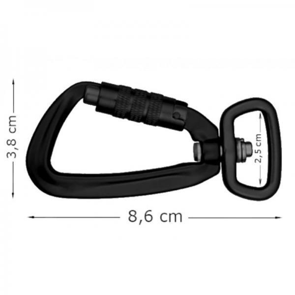 Aluminium Karabinerhaken AL86